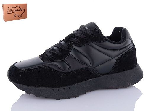 Кроссовки Restime JWO24375 black в магазине Фонтан Обуви