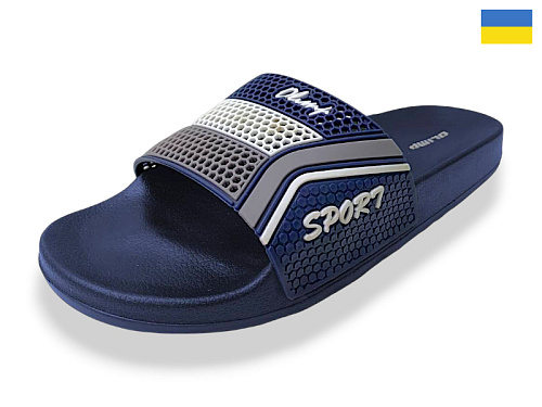 Шлепанцы Rai Shoes M231 синій в магазине Фонтан Обуви