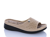 Шлепанцы Sali One 209 т.бежевий в магазине Фонтан Обуви