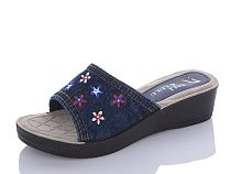 Шлепанцы Sali 78 синій в магазине Фонтан Обуви