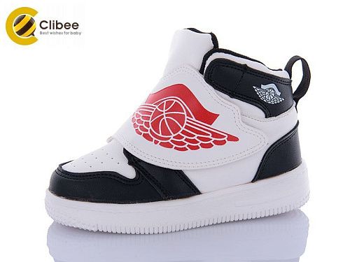 Кроссовки Clibee-Apawwa KJ06 black-white в магазине Фонтан Обуви