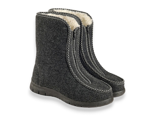 Ботинки Rai Shoes DL3202 сірий в магазине Фонтан Обуви