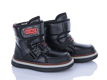 Дутики Clibee-Shosho HB526 black-red в магазине Фонтан Обуви