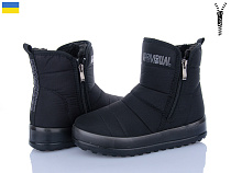 Дутики Paolla 3515 чорний в магазине Фонтан Обуви