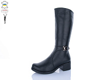 Сапоги Aba 608A чорний в магазине Фонтан Обуви