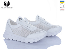 Кроссовки Alex Bens 151010-5 сітка-білий в магазине Фонтан Обуви