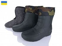 Сапоги Ds DS ГП05 з панчохою зелений в магазине Фонтан Обуви