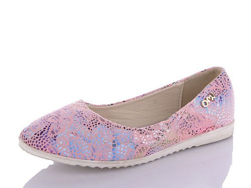 Балетки Леопард HY5-14 в магазине Фонтан Обуви