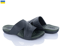 Шлепанцы Vladimir DS П16 чор-т.зелений в магазине Фонтан Обуви