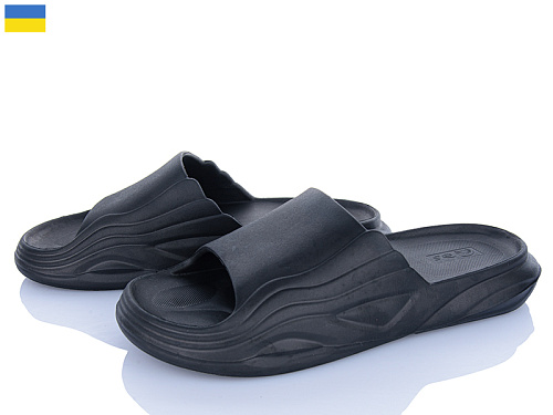 Шлепанцы Vladimir DS П38 чорний в магазине Фонтан Обуви