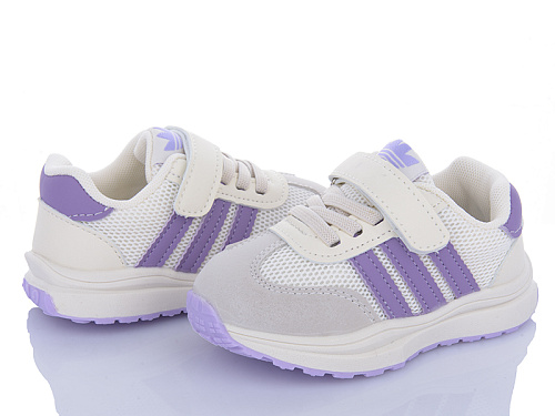 Кроссовки Comfort-Baby M1 біл-фіолет(22-26) в магазине Фонтан Обуви