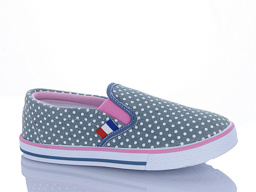 Слипоны Super Gear 06691-2 blue в магазине Фонтан Обуви