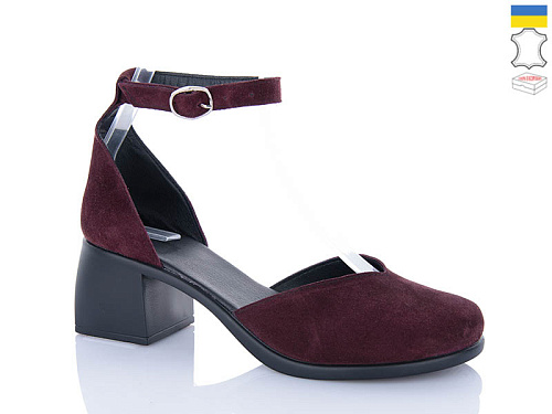 Туфли Sali 1121 бордо з. в магазине Фонтан Обуви