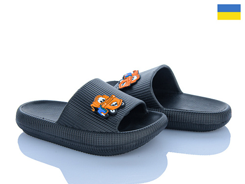 Шлепанцы Vladimir Cross 022-3 чорний в магазине Фонтан Обуви