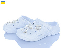 Кроксы Golden Lion 414 білий в магазине Фонтан Обуви