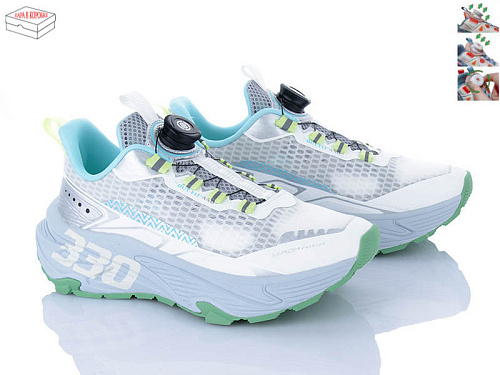 Кроссовки Calorie 8137 сірий-зелений в магазине Фонтан Обуви