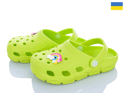 Кроксы Inblu 301 салатовий в магазине Фонтан Обуви