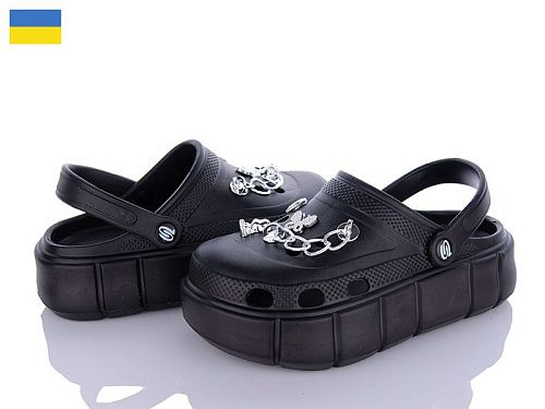 Кроксы Roks Progress 152-2 чорний в магазине Фонтан Обуви