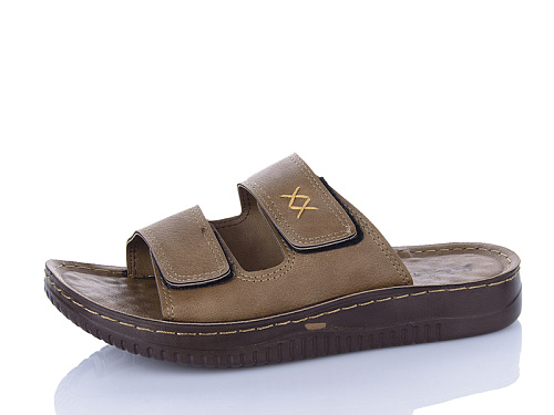 Шлепанцы Stt 165 коричневий в магазине Фонтан Обуви