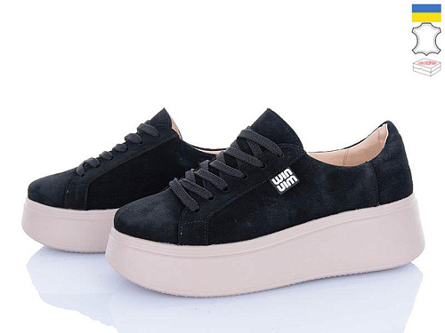 A.N.I.One2 50712K чорний замш в магазине Фонтан Обуви