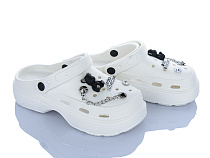 Кроксы Elmob W73 white в магазине Фонтан Обуви