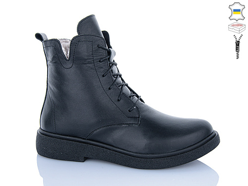 Ботинки Sali 23 чорний к чор-п.зима в магазине Фонтан Обуви