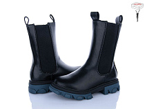 Ботинки Clibee-Shosho 5818L black-blue в магазине Фонтан Обуви