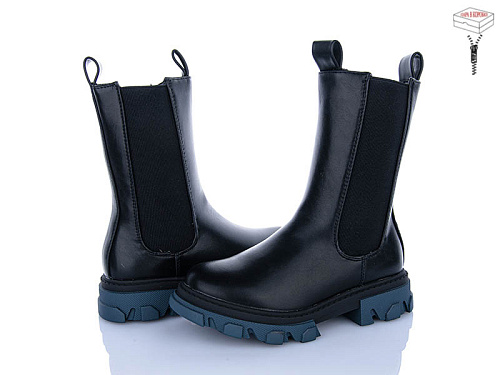 Ботинки Clibee-Shosho 5818L black-blue в магазине Фонтан Обуви