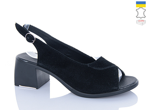 Босоножки Sali 150 чорний з чор-п. в магазине Фонтан Обуви