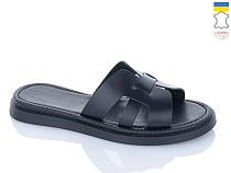 Шлепанцы Sali 304-1 чорний к чор-п. в магазине Фонтан Обуви