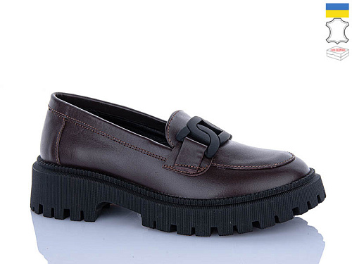 Туфли Garti 417 коричневий шкіра в магазине Фонтан Обуви