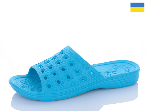 Шлепанцы Успіх Крок C19 бірюзовий в магазине Фонтан Обуви