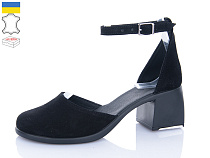 Туфли Sali 1122 чорний з чор-п. в магазине Фонтан Обуви