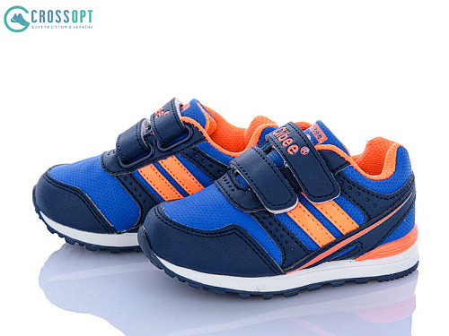 Кроссовки Crossopt F632 d.blue-orange в магазине Фонтан Обуви