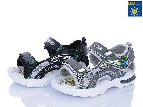 Босоножки Poni Kids 2630-3A mix LED в магазине Фонтан Обуви