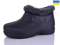 Галоши Demur 131A чорний в магазине Фонтан Обуви