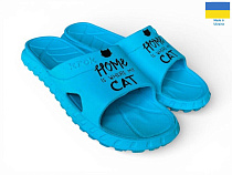 Шлепанцы Rai Shoes С74 бірюзовий в магазине Фонтан Обуви