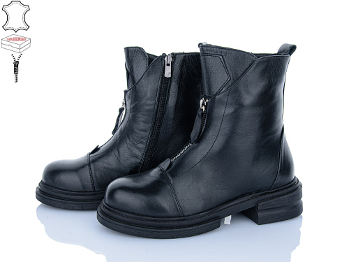 Ботинки Mona Liza 2403 чорний в магазине Фонтан Обуви