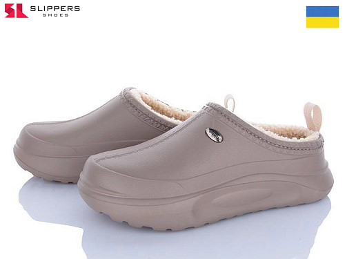 Галоши Slipers 4101 бежевий в магазине Фонтан Обуви