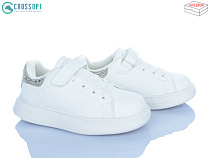 Кроссовки Crossopt LC1192-2 white-silver в магазине Фонтан Обуви