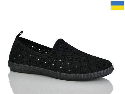 Слипоны Demur 6650 чорний в магазине Фонтан Обуви