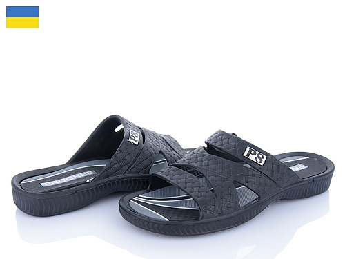 Шлепанцы Golden Lion E229 чорний в магазине Фонтан Обуви