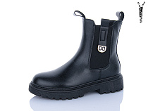 Ботинки Aba 25-21 black в магазине Фонтан Обуви