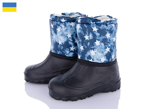 Сапоги Demur СПП Зірки сірий-2025 в магазине Фонтан Обуви