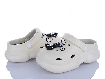 Кроксы Lion-Lu 8893 white в магазине Фонтан Обуви
