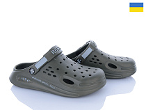 Кроксы Golden Lion 517-017 хакі в магазине Фонтан Обуви