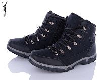 Ботинки Baolikang MX2323 black в магазине Фонтан Обуви