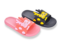 Шлепанцы Jibukang 02-759 black-pink mix в магазине Фонтан Обуви