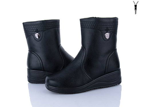 Ботинки Yuemingzu 9908 black в магазине Фонтан Обуви