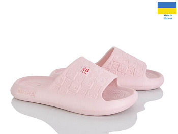 Шлепанцы Rai Shoes E144 пудра в магазине Фонтан Обуви